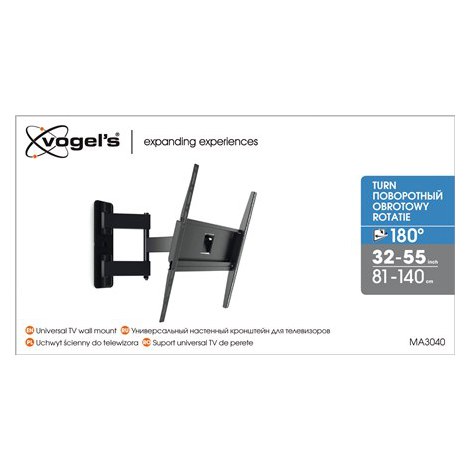 Vogels | Wall mount | MA3040-A1 | Full Motion | 32-65 "" | Maximum weight (capacity) 25 kg | Black - 6